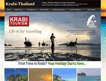 Tablet Screenshot of krabi-tourism.com